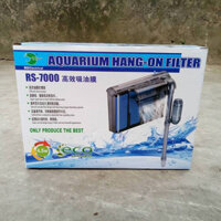 Máy lọc thác nước lọc tràn bể cá cảnh, máy bơm nước lọc treo goài RS 6000 rs 5000 rs 7000 tiết kiệm điện