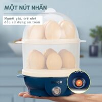 Máy luộc trứng,nồi hấp đồ ăn,bánh bao,thịt,khoai đa năng tự động ngắt điện vỉ inox 2 tầng Supor Z15YK850 cho bữa sáng