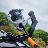Máy Lure Cao Cấp Mr.ReeL - NT 1500 - 2000 Màu đen trắng kết hợp hài hòa + Núm Tay Quay màu Cam Siêu Đẹp 56jbzcgz6368