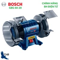 Máy mài bàn Máy mài hai đá Máy mài chính hãng Bosch GBG 60-20 Công suất 600W Đá mài 200mm Bảo hành điện tử 12 tháng