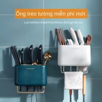 máy mài dao kéo baoLồng đũa hộ gia đình đa chức năng lưu trữ giỏ đũa treo tường mới thoát nước nhà bếp hộp giá đựng t