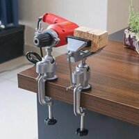 Máy mài điện, giá đỡ xoay đa năng, máy khoan cầm tay, khung cố định, giá đỡ máy khoan súng, kẹp đa chức năng, vise bàn nhỏ, vise bàn GXHW