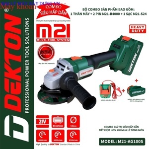 Máy mài dùng PIN 21V DEKTON M21-Ag100s