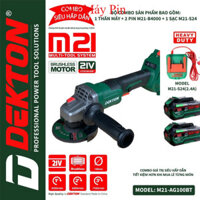 Máy Mài Dùng Pin / Công Tắc Bóp / Dekton M21- AG100B /Chân Pin Phổ Thông MKT sài gòn đồ pin