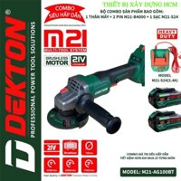 Máy Mài Dùng Pin / Công Tắc Bóp / Dekton M21- AG100B /Chân Pin Phổ Thông MKT máy móc HCM