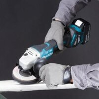 MÁY MÀI GÓC 125MM DÙNG PIN 18V 1 ĐẾ SẠC , 02 PIN 18V 5.0AH MAKITA DGA518RTE- HÀNG CHÍNH HÃNG