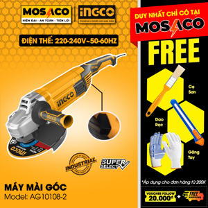 Máy mài góc có điều tốc Ingco AG10108-5