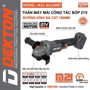 Máy mài góc Dekton M21-AG100BT