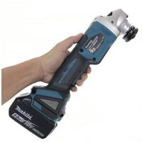 MÁY MÀI GÓC DÙNG PIN 125MMCÔNG TẮC BÓPBL18V 1 ĐẾ SẠC , 02 PIN 18V 5.0AH MAKITA DGA508RTE- HÀNG CHÍNH HÃNG