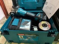 MÁY MÀI GÓC DÙNG PIN 18V 01 SẠC NHANH ,02 PIN 18V 5.0AH MAKITA DGA404RTJ2 - HÀNG CHÍNH HÃNG
