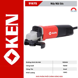 Máy mài góc Ken 9167S