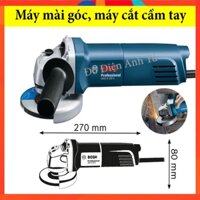 Máy Mài Góc, Máy Cắt Cầm Tay Bosc công suất 670W Motor Đồng Nguyên Máy Mài Cắt Công Tắc Thân Tiện Dụng