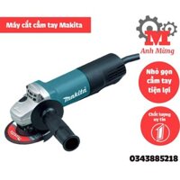 Máy mài góc – máy cắt cầm tay Makita 9556 có giảm nhiệt, roto cách điện, chống rung tốt