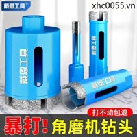 Máy mài góc Mũi khoan Vật liệu đá cẩm thạch mở rộng Ngói khoan Kính đục lỗ Full Ngói Granite Máy cưa lỗ đặc biệt