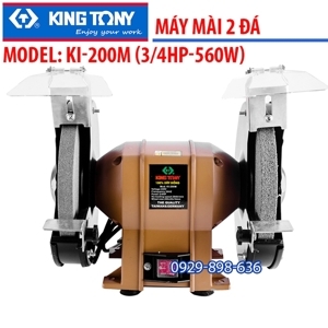Máy mài hai đầu đá King Tony KI-200M