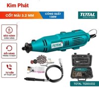 Máy mài khuôn cầm tay mini TOTAL TG501032 130W tốc độ thay đổi 3.2mm, kèm 100 phụ kiện