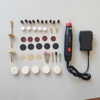 MÁY MÀI MINI CẦM TAY CỰC MẠNH KÈM 45 CHI TIẾT KHOAN CẮT MÀI ĐÁNH BÓNG LIS45