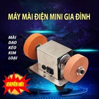 Máy Mài Mini, Mài Dao Mini để bàn dành cho hộ gia đình, mài và đánh bóng các thiết bị kim loại trong gia đình