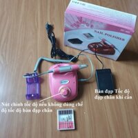 máy mài móng tay làm nail - mài khắc mini tốc độ đạp chân HC 601