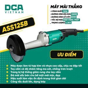Máy mài thẳng DCA ASS125B (S1S-FF-125B) - 710W, 5"