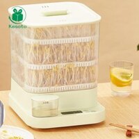 Máy mầm đậu tự động Kesoto Đậu xanh đậu nành 3 lớp với 3 chế độ theo mùa cho gia đình trồng cây DIY