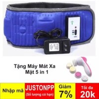 Máy masage đánh tan mở bụng giảm béo x5 hàng nhập khẩu + tặng máy massage rửa mặt 5in 1 + sữa rửa mặt + kem dưỡng da