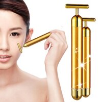 Máy masage rung nhanh Energy beauty bar gold 24k, chăm sóc da, thon gọn mặt  chống lão hóa nhăn da...