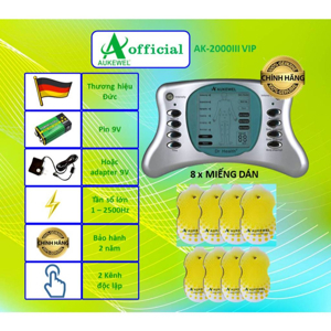 Máy massage xung điện Aukewel AK 2000 III