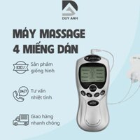 Máy massage bấm huyệt xung điện với 4 miếng dán - Máy mát xa châm cứu đấm bóp