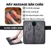 Máy massage bàn chân, máy xoa bóp chân hồng ngoại EMS xung điện HM-C3 cao cấp
