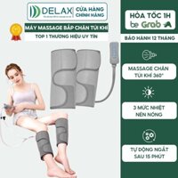 Máy Massage Bắp Chân MBC02 – DELAX – Massage Nén Khí Kết Hợp Chườm Nóng,  Giảm Đau Mỏi Chân, Lưu Thông Khí Huyết Mới Nhất