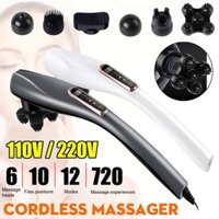 Máy Massage Bụng Không Dây YT-1706AL, rung mạnh, bền bỉ, giảm đau nhức, Tặng 6 đầu massage toàn thân đa năng