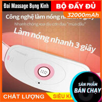 Máy Massage Bụng Kinh , Đai Chườm Nóng Matxa Giảm Đau Bụng Kinh, Máy Rung Làm Ấm Tử Cung Cho Phụ Nữ Đến Kỳ Kinh