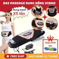 Máy massage bụng rung lắc giảm mỡ bụng, giảm mỡ toàn thân, Đai quấn nóng an toàn hiệu quả cao