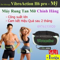 Máy Massage bụng Rung Nóng Tan Mỡ Chính Hãng Mỹ - Vibro Action H6 Pro - Đai Massage bụng - máy đánh tan mỡ bụng