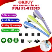 Máy Massage Cầm Tay 7 Đầu Hồng Ngoại Hàn Quốc Puli PL-613DC3 Cán Tay Dài | OKbuy