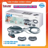 Máy massage cầm tay Beurer MG70, máy đấm lưng cầm tay đèn hồng ngoại, 2 đầu thay thế, có thể tháo rời - Bảo hành 2 năm