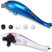 Máy massage cầm tay cá heo 6 đầu PL-608B - Xanh NoBrand