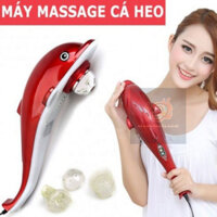 Máy massage cầm tay cá heo 6 đầu, Máy massage Cầm tay Cá Heo dophin giúp massage thư giãn tại nhà cầm tay Tiện Ích GR