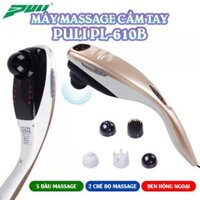 Máy massage cầm tay cá mập 6 đầu Puli PL-610B - Điện tử - tay cầm dài dễ sử dụng