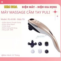 Máy massage cầm tay cá mập 6 đầu Puli PL-610B - Điện tử - tay cầm dài dễ sử dụng
