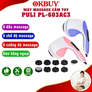 Máy massage cầm tay 8 đầu Puli PL-603AC3