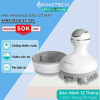 Máy Massage Cầm Tay Cao Cấp KINGTECH ST-701 - Chuyên Mát xa Đầu, Cổ, Mặt - Không Dây, Kèm Đế Sạc Di Động - Giúp Thư Giãn, Giảm Căng Thẳng - Quà Tặng Tuyệt Vời Cho Người Thân