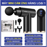 Máy Massage Cầm Tay, máy đấm lưng mini 4 Đầu 6 Chế Độ Cao Cấp Bảo Hành 12 Tháng