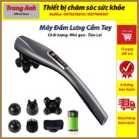 Máy massage cầm tay, Máy đấm lưng cao cấp 6 đầu, Pin sạc không dây siêu tiện lợi , Bảo hành 6 tháng