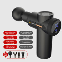 Máy Massage Cầm Tay. Máy Mát Xa Toàn Thân Cao Cấp. Pin sạc Li-Ion (Lithium-Ion) 3 Cell. Màn Hình LCD
