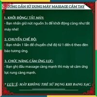 máy massage cầm tay mini - máy massage lưng , massage trị liệu cổ vai gáy xc