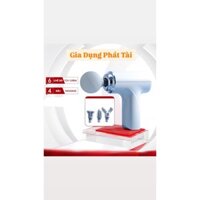 Máy Massage Cầm Tay Mini  Máy Đấm Lưng  Massage  Cổ Vai Gáy Máy 6 Chế Độ 4 Đầu