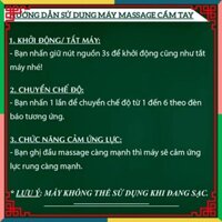 máy massage cầm tay mini - máy massage lưng , massage trị liệu cổ vai gáy xc