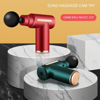 Máy Massage Cầm Tay Mini, Súng Massage Cầm Tay Mini Toàn Thân 6 Cấp Độ Chuyên Sâu Đa Năng